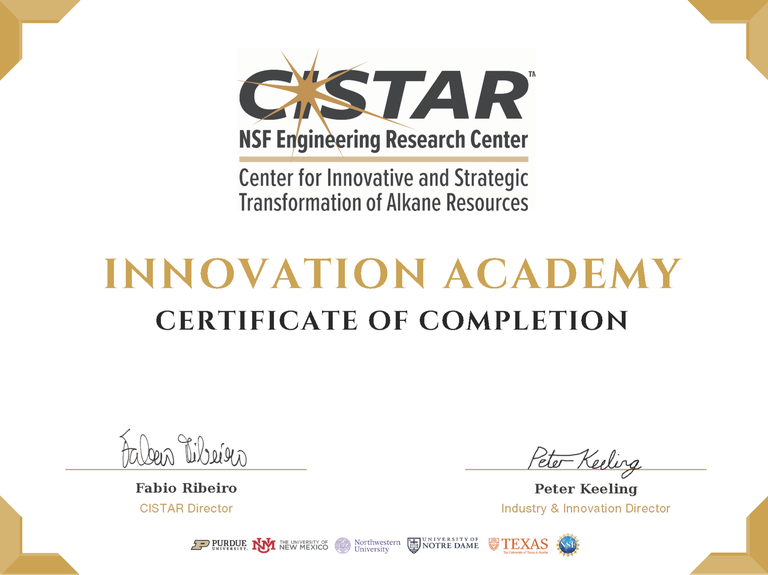 CISTAR Innovation Academy Certificate .PNG