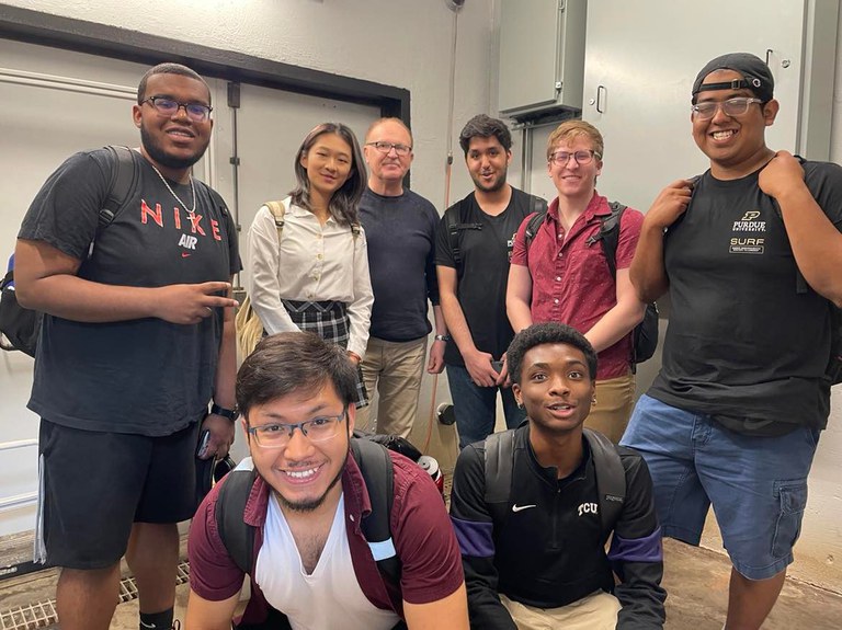 Students touring Zucrow Labs
