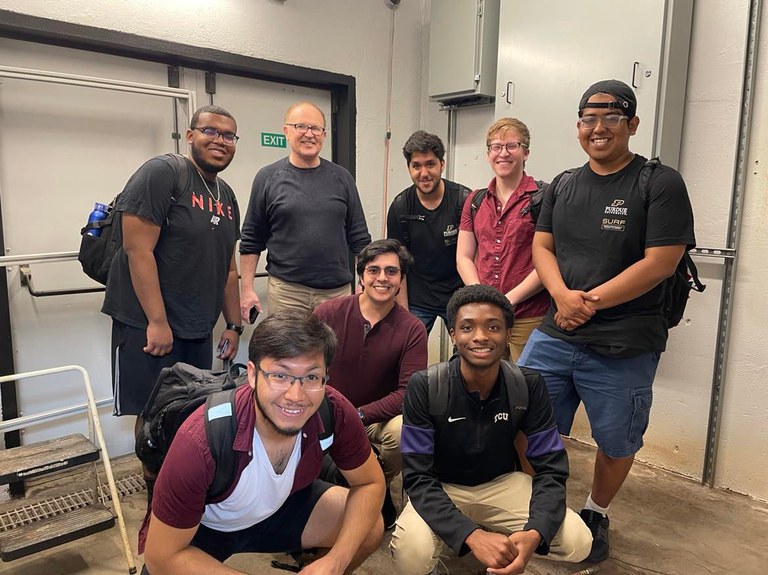 Students touring Zucrow Labs