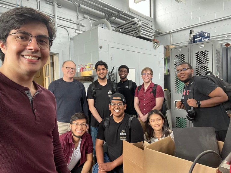 Students touring Zucrow Labs