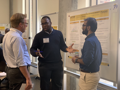 CISTAR Fellow presenting poster to Industry 